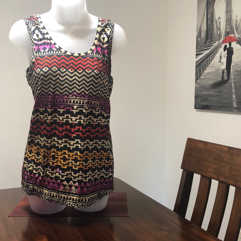 Women’s Aztec print tank